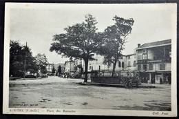 CP 1939 AUBIERE Puy-de-Dome Place Des Ramacles Franchise Militaire - Aubiere