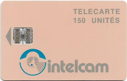 Cameroon - Intelcam - Chip - Logo Card - SC7 Iso, Matt Finish, No Moreno, Cn.01041130 Red, 150Units, Used - Camerún