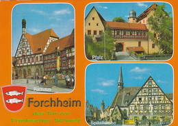 2715 - Deutschland - Bayern , Forchheim , Fränkische Schweiz , Rathaus , Pfalz , Spitalkirche - Nicht Gelaufen - Forchheim