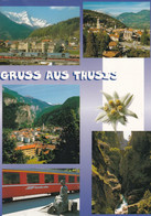 2737 - Schweiz - Graubünden , Thusis Mit Der Viamala , Mehrbildkarte - Gelaufen - Thusis