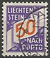 LIECHTENSTEIN / TAXE N° 20 OBLITERE - Postage Due