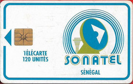 Senegal - Sonatel - Logo - 120Units, Gem1A Symm. Black, NO Transp. Moreno, No CN., Setting #2, Used - Senegal