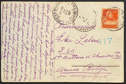 Carte Postale Suisse Obl  POSTES MILITAIRES BELGIQUE Du 10 Nov 1916 Pour L"Armée Belge En Campagne - Armada Belga