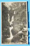 Stockghyll Force, Near Ambleside, England, 1910, Real Photo Postcards (RPPC), Victorian Ladies (damaged) - Ambleside