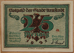 Allemagne Notgeld - 25 Pfennig - Arnstadt 1921 Marlitt - Non Classificati