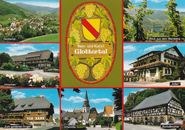 2888 - Deutschland - Glottertal Im Schwarzwald , Hirschen , Adler , Zum Goldenen Engel , Mehrbildkarte - Nicht Gelaufen - Glottertal