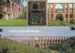 2889 - Deutschland - Göltzschtalbrücke , Ziegelsteinbrücke - Gelaufen 1994 - Mylau