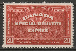 Canada 1930 Sc E4  Special Delivery MH* - Express