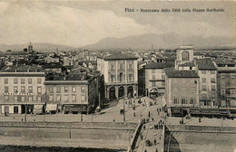 Pise - Pisa - Panorama Della Citta Colla Piazza Garibaldi - Grand Hôtel - Italie Italia - Pisa