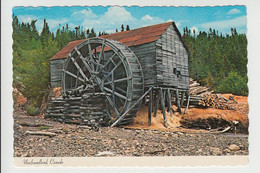 Newfoundland  Labrador Canada - Trinity Bay - Water Wheel - Saw Mill - Size 6 X 4 In - 2 Scans - Andere & Zonder Classificatie