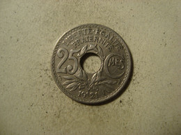 MONNAIE FRANCE 25 CENTIMES 1921 LINDAUER - 25 Centimes