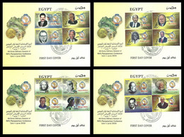 Egypt - 2009 - FDC - Set - ( Nobel Prize Laureates - Winners From Africa ) - Briefe U. Dokumente