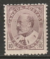 Canada 1903 Sc 93 Mi 81 Yt 82 MH* Some Disturbed Gum - Unused Stamps