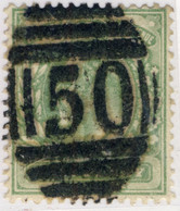 GB - KEVII - SG218 1/2d Used Barred Numeral 50 Of BARNSTAPLE - Usati