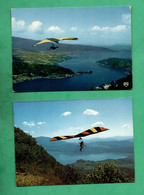 Parachutisme Parapente Delta Plane Ailes Delta Lot De 9 Cartes Postales Hang Gliding - Parachutisme