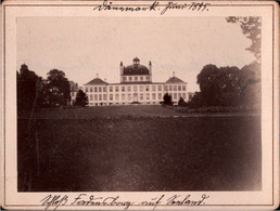 ! 1895 Schloß Fredensborg, Dänemark, Denmark, Danmark, Hartpappenphoto, Foto, Format 12,2 X 9,3 Cm - Danimarca