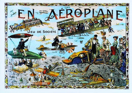 ►   En Aéroplane Jeu De Société Couvercle Siècle Dernier - Spielzeug & Spiele