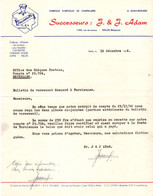 Facawell's Déposé - Fabrique D'Articles De Chapellerie - Successeurs J.& J. Adam - H. Adam-Bodard - Wellin 1966. - Kleidung & Textil