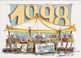 CPM 1998 -   COLLECTION CARTOPLUS 21 - STAND MARCHE LIBRAIRE BROCANTE PUCE - Bourses & Salons De Collections