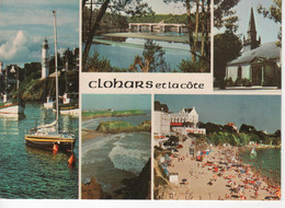 N°10141 CLOHARS CARNOET - Le Port De Doëlan, Le Pont St Maurice, L'Eglise Paroissiale....... - Clohars-Carnoët
