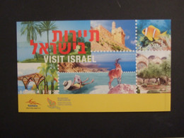 ISRAEL 2013 BOOKLET BIRDS OF ISRAEL.  MNH **  (MAP30) - Cuadernillos