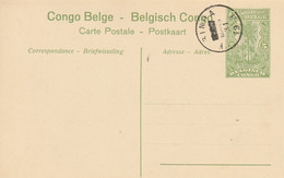 Congo Belge Entier Postal Illustré 1913 - Entiers Postaux