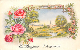 95-ARGENTEUIL- UN BONJOUR D'ARGENTEUIL - Argenteuil