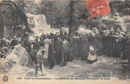 77-FONTAINEBLEAU-FORÊT- INAUGURATION DU MEDAILLON DE FOUCHER DE CAREIL - Fontainebleau