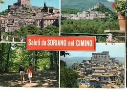 SALUTI DA SORIANO NEL CIMINO - VEDUTINE - ED.CECCHETTI - VITERBO - VG FG - C244 - Viterbo