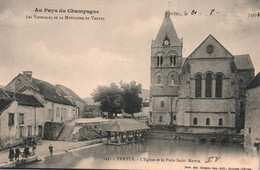 51 /VERTUS / L EGLISE ET LE PUITS SAINT MARTIN / PRECUSEUR 1904 - Vertus