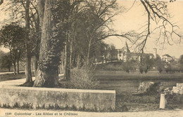 Suisse - COLOMBIER - Les Allées Et Le Chateau En 1913 - Colombier