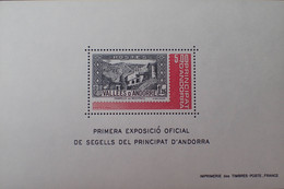 R2062/624 - 1982 - ANDORRE FR. - N°1 BLOC NEUF** - Blocs-feuillets