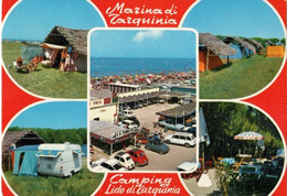 MARINA DI TARQUINIA - CAMPING LIDO DI TARQUINIA - AUTO CARS - VITERBO - VG FG - C265 - Viterbo