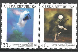 CZ 2020-1098-9 ARTS, CZECH, 2v, MNH - Unused Stamps