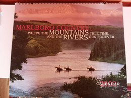 2000.. VINTAGE CALENDAR..MARLBORO - Grand Format : 1991-00