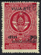 Revenue Tax TRIESTE Zone B STT VUJNA VUJA 1948 1954 Yugoslavia Italy - Overprint USED 50/3 Din / Cat. BAREFOOT No. 46 - Used