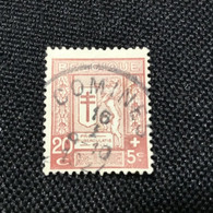 1926. COB 241.Cachet; COMINES 1927. - Used Stamps