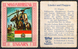 Horse Shadoof Herdsman HUNGARY - FLAG BIRKEL Noodle Pasta FOOD Industry Label Vignette Cinderella GERMANY Mannheim - Other & Unclassified