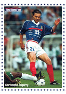 Football - Christophe Dugarry, Equipe De France - Carte Du Magasine Bleu-Blanc-Foot, Non Circulée - Fussball