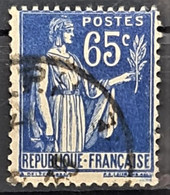 FRANCE 1937/39 - Canceled - YT 365 - 65c - Var.: Encoche Cadre Gauche - 1932-39 Frieden