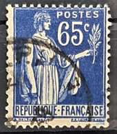 FRANCE 1937/39 - Canceled - YT 365 - 65c - Var.: Encoche Cadre Gauche - 1932-39 Paz