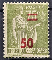 FRANCE 1940/41 - MNH - YT 480 - 50c/75c - 1932-39 Paz