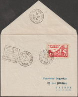 Indochine 20/12/1942 Y&T 231 Foire Expo De Saigon, Oblitéré 1er Jour Avec Daguin 1er Jour D'exposition - Briefe U. Dokumente
