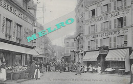CPA -(92) - .Suresnes..Place Henri IV Et Rue Du Mont Valérien..(Brasserie Henri IV..Brasserie Au Cadran Bleu )..Animée.. - Suresnes