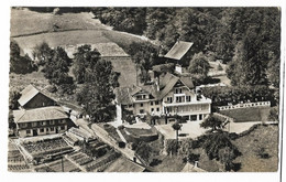 SARNEN: Hotel Wilerbad Mit Gärtnerei, Flieger-AK ~1945 - Sarnen