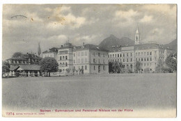 SARNEN: Gymnasium Und Pensionat Niklaus 1908 - Sarnen