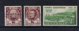 AUSTRALIE - Série De Timbres De1953  Oblitérés Et Neuf ** ( Ref 1969 )   Tasmanie  150 ème Anniversaire - Andere & Zonder Classificatie