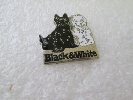 PIN'S   ANIMAUX    CHIEN  BLACK & WHITE  WHISKY   Email Grand Feu - Animals