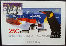 King Penguin Ocean Park Theme Park Hong Kong 2020 Maximum Card MC A - Maximumkarten