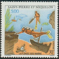 Saint Pierre Et Miquelon -  Des Plongeurs Sur L'épave - Duiken